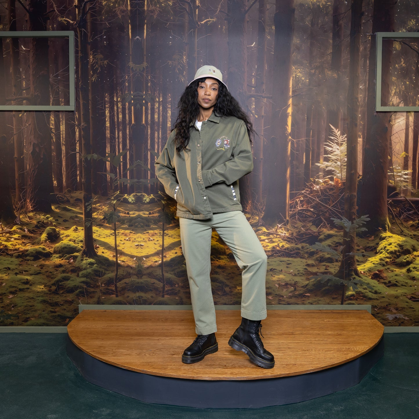 Bear+Lion Explorer Jacket on model