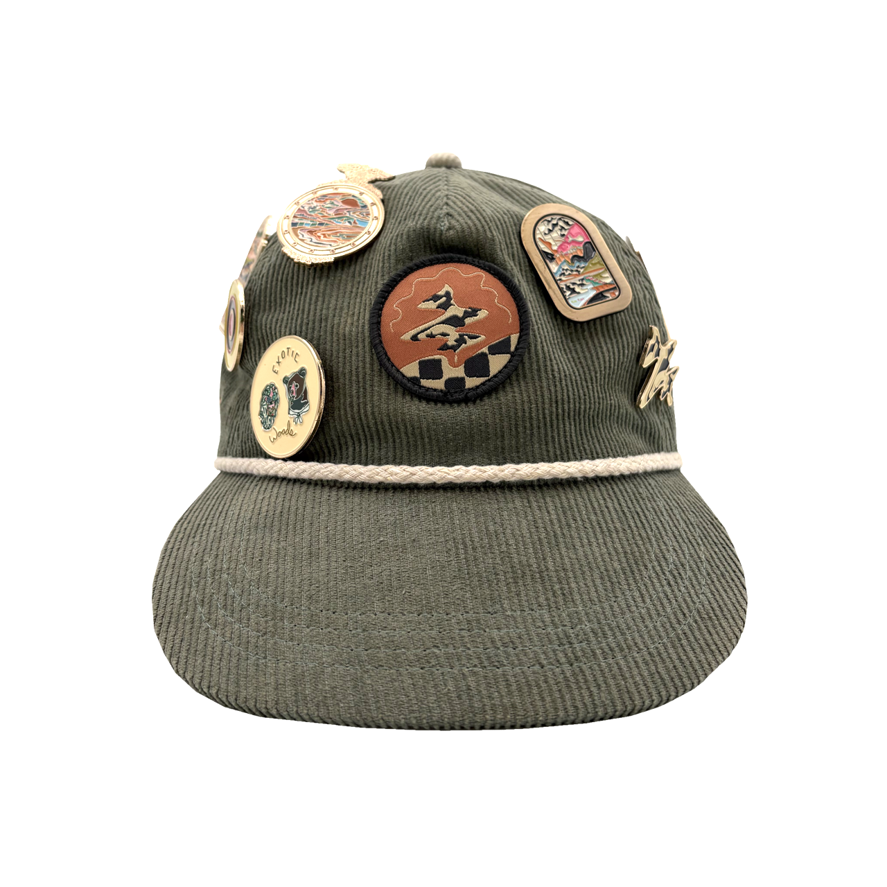 Green Cord Explorer's Hat