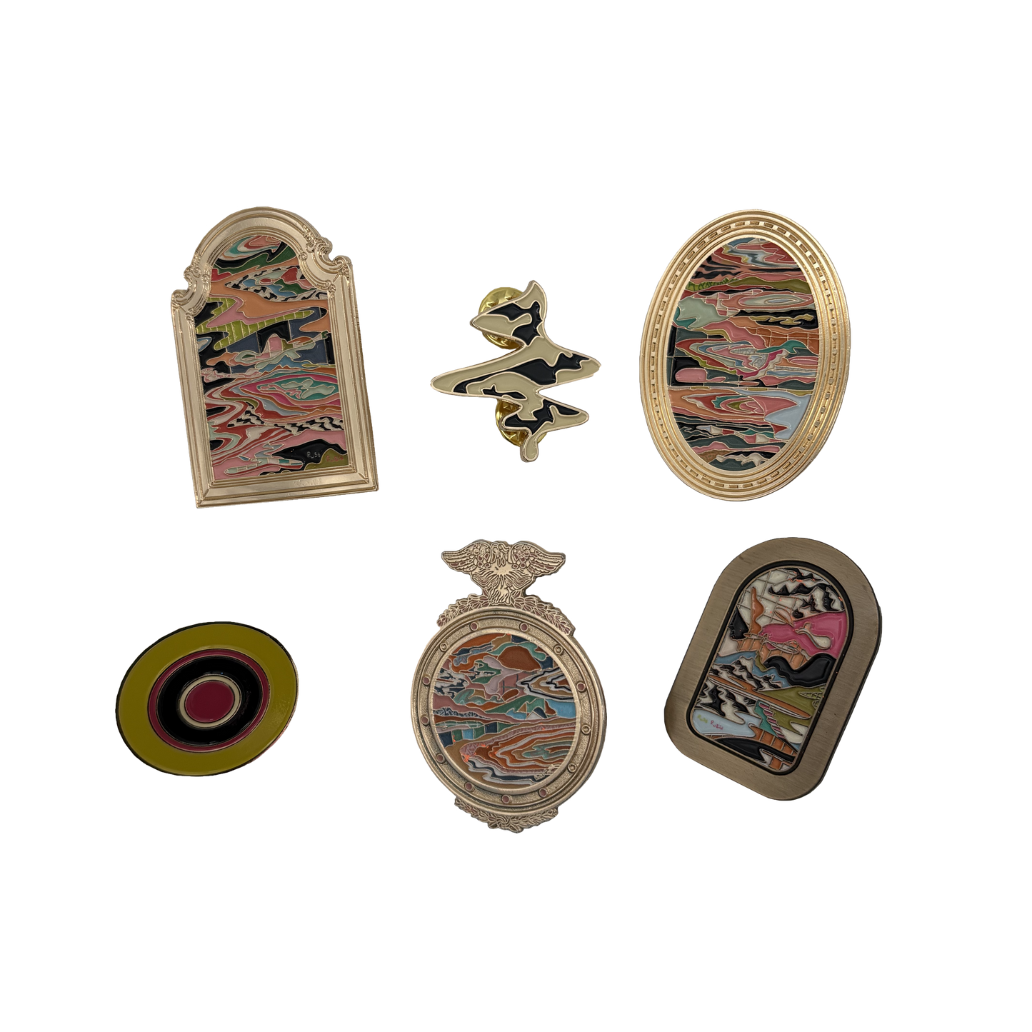 Red Target Brooch (Limited Edition)