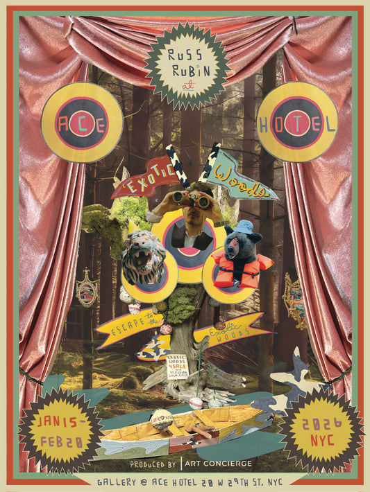 Exotic Woods @ Ace Hotel Gallery Poster by Russ Rubin
