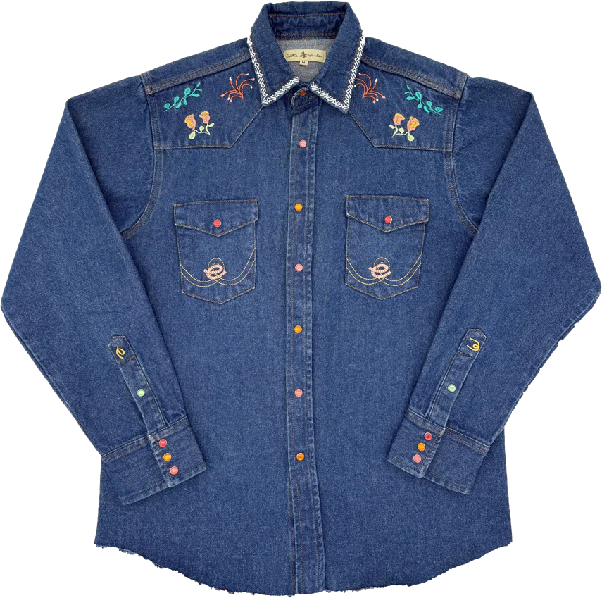 Your Flowers Denim Shirt featured media