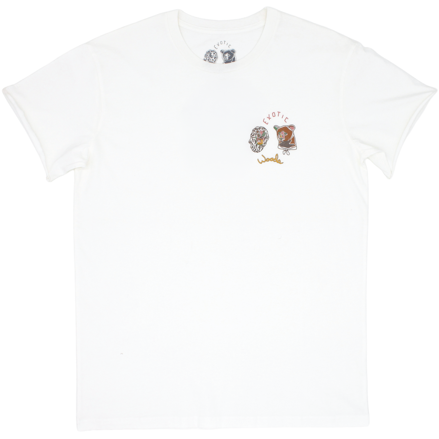 Bear + Lion Crop Arm Tee
