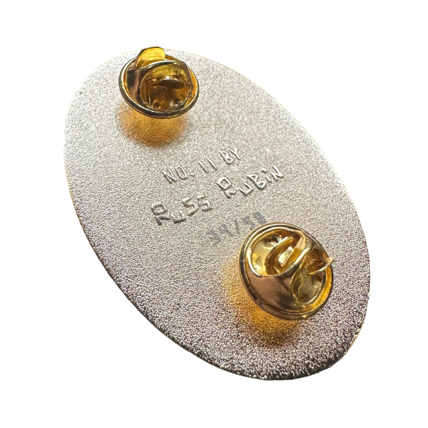 Paintings Brooch No. 11 back view