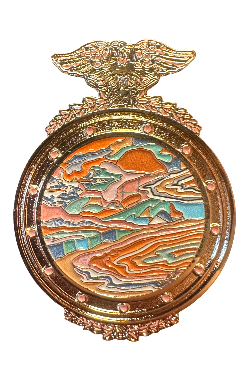 Painting Brooch No. 38 front view