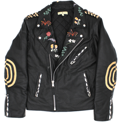 Your Flowers Leather Jacket featured media